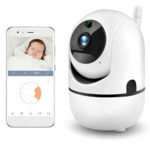 Telefonról irányítható, mozgatható okos WiFi kamera, hang , mozgásérzékelő szenzorral