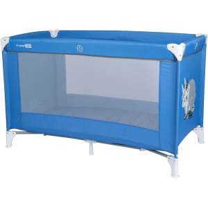 FreeON Love utazóágy, kék színben, nyuszi mintával, csecsemők és kisgyermekek számára - Utazóágy és Kiegészítői