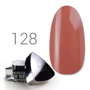 Profinails No. 128 színes UV zselé műkörömhöz, terrakotta árnyalat - Műköröm zselé