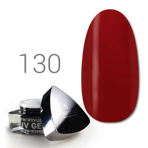Profinails No. 130 piros UV zselé körömlakk körömdíszítéshez