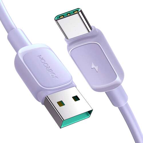 Joyroom fioletowy kabel USB-A do USB-C do szybkiego ładowania i transferu danych