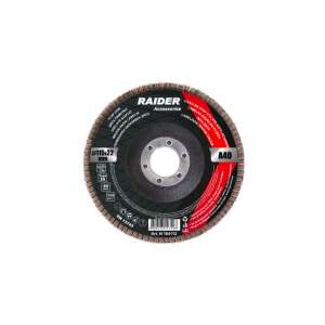 Raider 115mm A40 sanding disc, 22mm hole, for metal, wood, and plastic sanding - Tool accessories