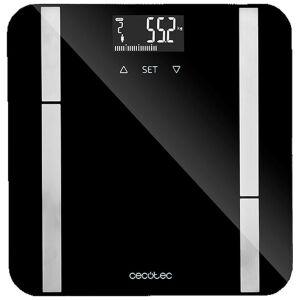 Cecotec digitale Personenwaage mit LCD-Display, schwarz - Personenwaagen