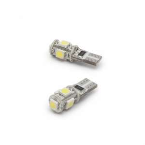 2x LED T10 car bulbs, 3W, 90 lumen, white light, CANBUS, 50,000 hours lifespan - Light & Indicator