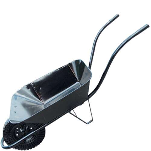 Fekete szlovák talicska nagy kerékkel