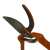 MUTA forged pruning shears, 22 cm, close-up of blade