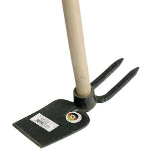 Forged square hoe with wooden handle, MUTA brand - Garden Tool & Machine