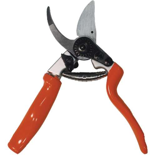Pruning shears with forged blade and rotating handle