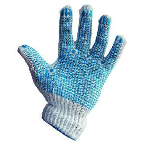 Anti-Rutsch-Handschuhe mit blauem Tupfen 40165690 Sicherheit am Arbeitsplatz