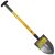 MUTA PROFI Forged Shovel 1.3 kg with Yellow T Handle
