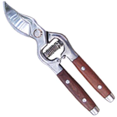 Secateurs with wooden handle 18 cm MUTA