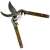 MUTA Pruning Shears with Wooden Handles, 18 cm
