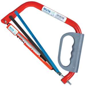 Ferăstrău cu arc MUTA de 300 mm cu două lame metalice - Unelte de mână