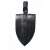 Forged shovel with tread plate, 1.35 kg, Silver