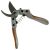18cm pruning shears with spring-assisted opening and rubberized handle