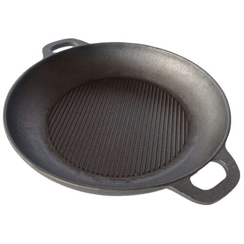 Ljevani grill tavu s dvije ručke