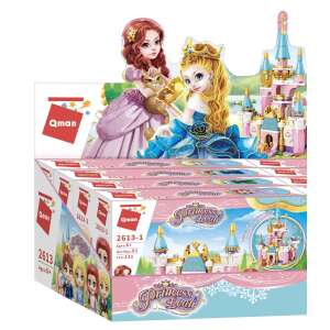 QMAN® 2613 Zestaw 4 zabawek do budowania Pałacu Księżniczki Lei - w 100% kompatybilny ze wszystkimi innymi popularnymi markami