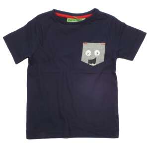 Vidám Zsebes Fiú Póló - Sötétkék 32508256 - Knot So Bad