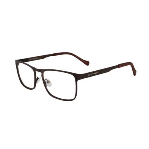 Lucky márka D305 szemüvegkeret barna / Clear lencsék Unisex férfi női 32509644