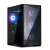 Zalman Z9 ICEBERG MS BK mid-tower PC case, side view with tempered glass panel and RGB lighting