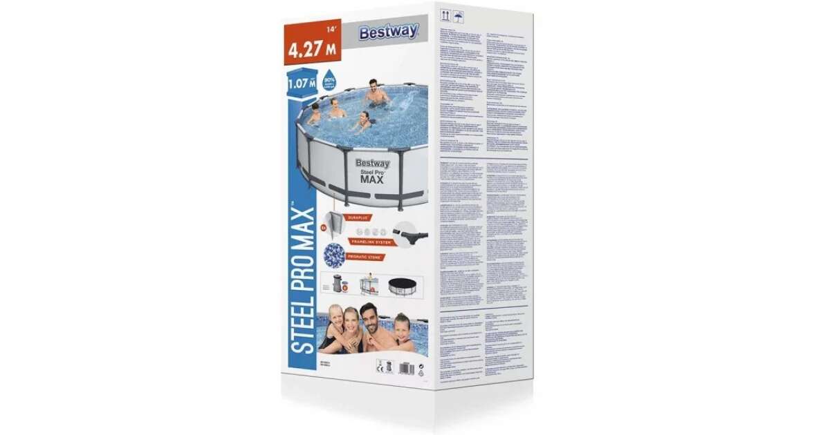 BESTWAY Steel Pro MAX Set medence Pepita.hu