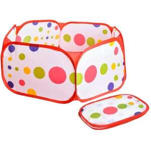 Big Pop up Labdamedence - Polka dots #weiß-rot