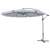 Malatec Deluxe 3,5m szürke konzolos napernyő