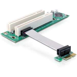 Delock PCI Express x1 na 2x PCI adaptér s flexibilným káblom - Express karty
