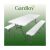Gardlov Malatec Premium White Folding Garden Table and Benches Set