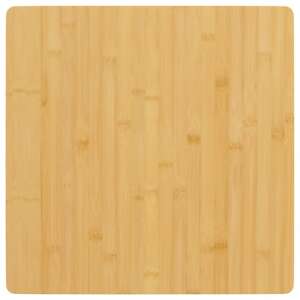 vidaXL bambusz asztallap 50 x 50 x 2,5 cm 77079206 