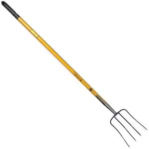 MUTA PROFI 4-prong garden fork with yellow handle - Garden Tool & Machine