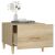vidaXL 2 db sonoma tölgy szerelt fa dohányzóasztal 50 x 50 x 40 cm 100794645