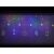 LED Reindeer Curtain Lights 2.5m 138LED Multicolor, Christmas decoration