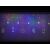 LED Reindeer Curtain Lights 2.5m 138LED Multicolor, Christmas decoration