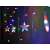 LED star light, part of a curtain light set, multi-color