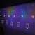 LED curtain lights with reindeer, stars, and bells, multi-color, 2.5m long, 138 LEDs