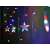LED star light, part of a curtain light set, multi-color