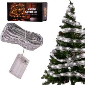 LED лента 10м 100LED коледни светлини коледна украса със студено бели елементи 77095680