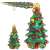 LED Christmas tree window light decoration, 45cm