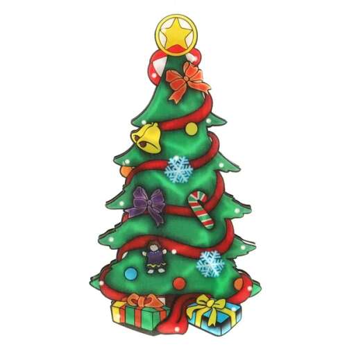LED Christmas tree window light decoration, unlit