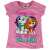 Paw Patrol lány rövid ujjú póló, Skye és Everest mintával, rózsaszín