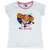 Paw Patrol lány rövid ujjú póló, Skye mintával, fehér