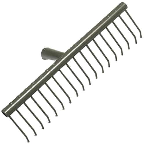 60 cm metal garden rake