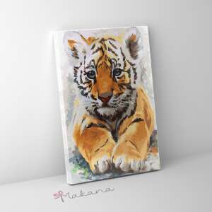 Tigriskölyök - Számfestő készlet, kerettel (30x40 cm) 82985784 