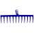 Gereblye 12 fogú MUTA rake, blue, heat-treated steel, 12 teeth, 30 cm long