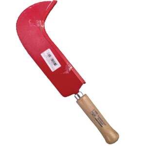 Rote kleine Heckenschere mit Holzgriff - Astscheren