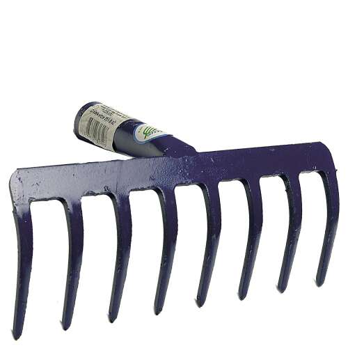 Gereblye 8-tine rake, blue, garden tool