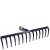Gereblye 14 fogú MUTA rake, blue, heat-treated steel, 14 teeth, 36 cm long, 9 cm wide