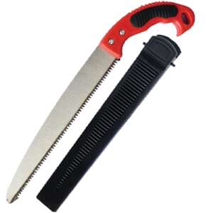 MUTA 270mm pruning saw with sheath, red handle - Hand Saw