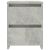 vidaXL Éjjeliszekrény Szett - Beton Szürke - 2 db - 30x30x40 cm 79923605